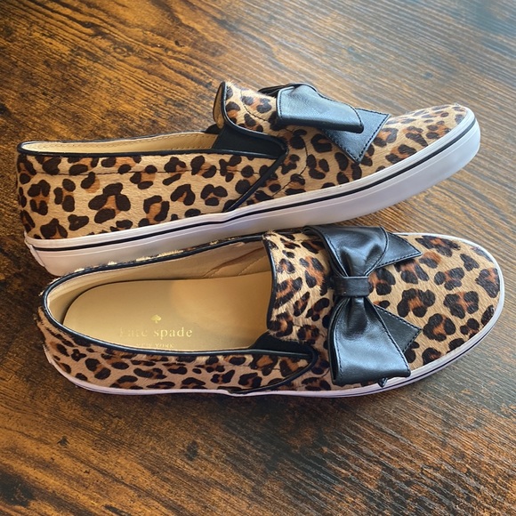 kate spade Shoes - Kate Spade Size 9.5 Delise Leopard Print Calf hair Shoes